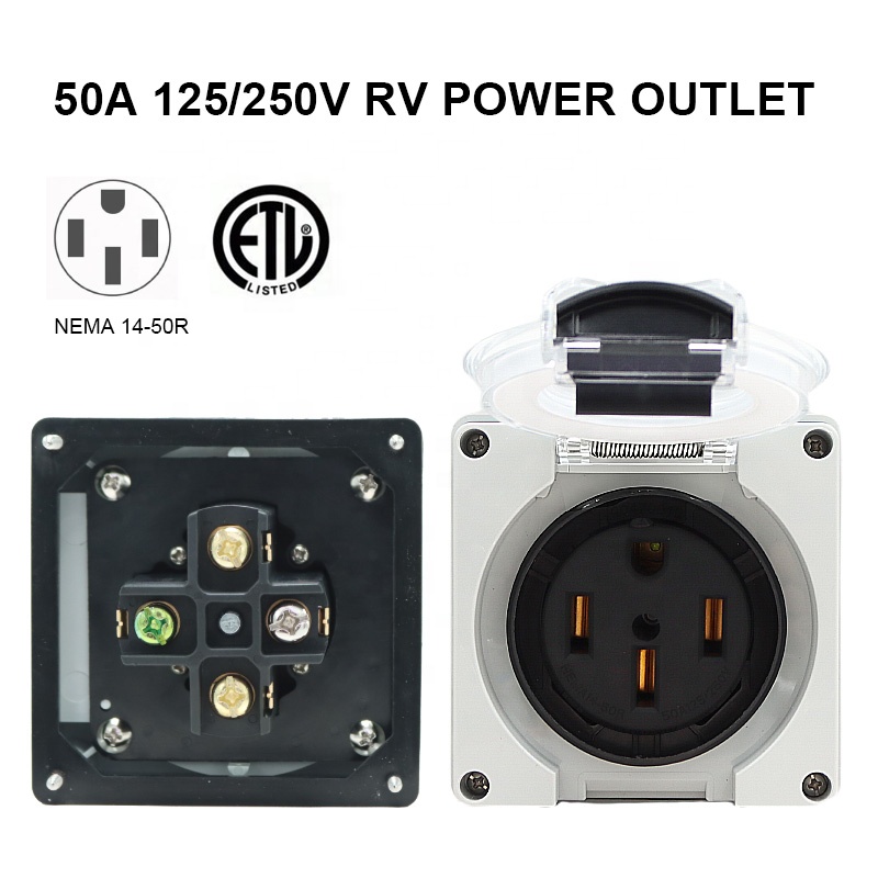 50 Amp Generator RV Power Inle - Outdoor Power Receptacle 评论和价格