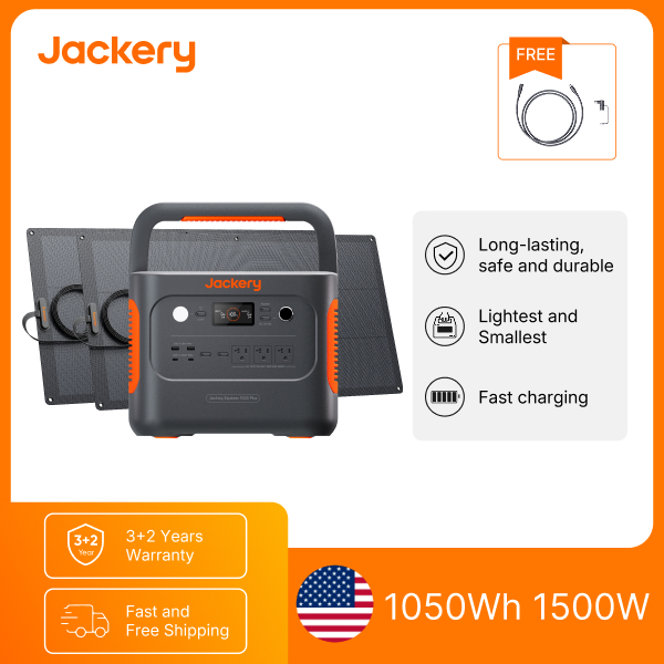Jackery E1000AC 1050Wh Portabl - Outdoor Power Wire 评论和价格