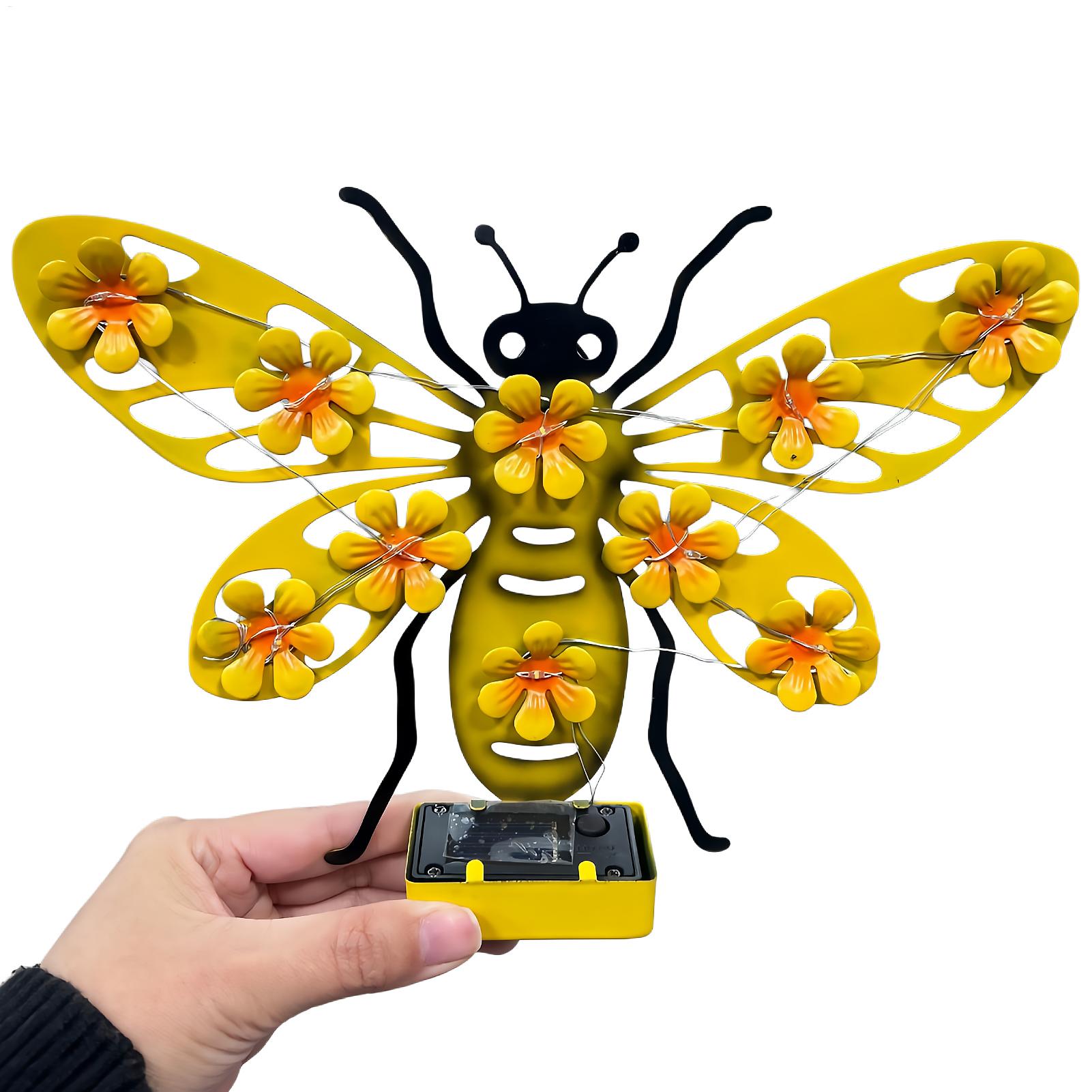 Solar Garden Lights Metal Art  - Outdoor Power Outlet Solar 评论和价格