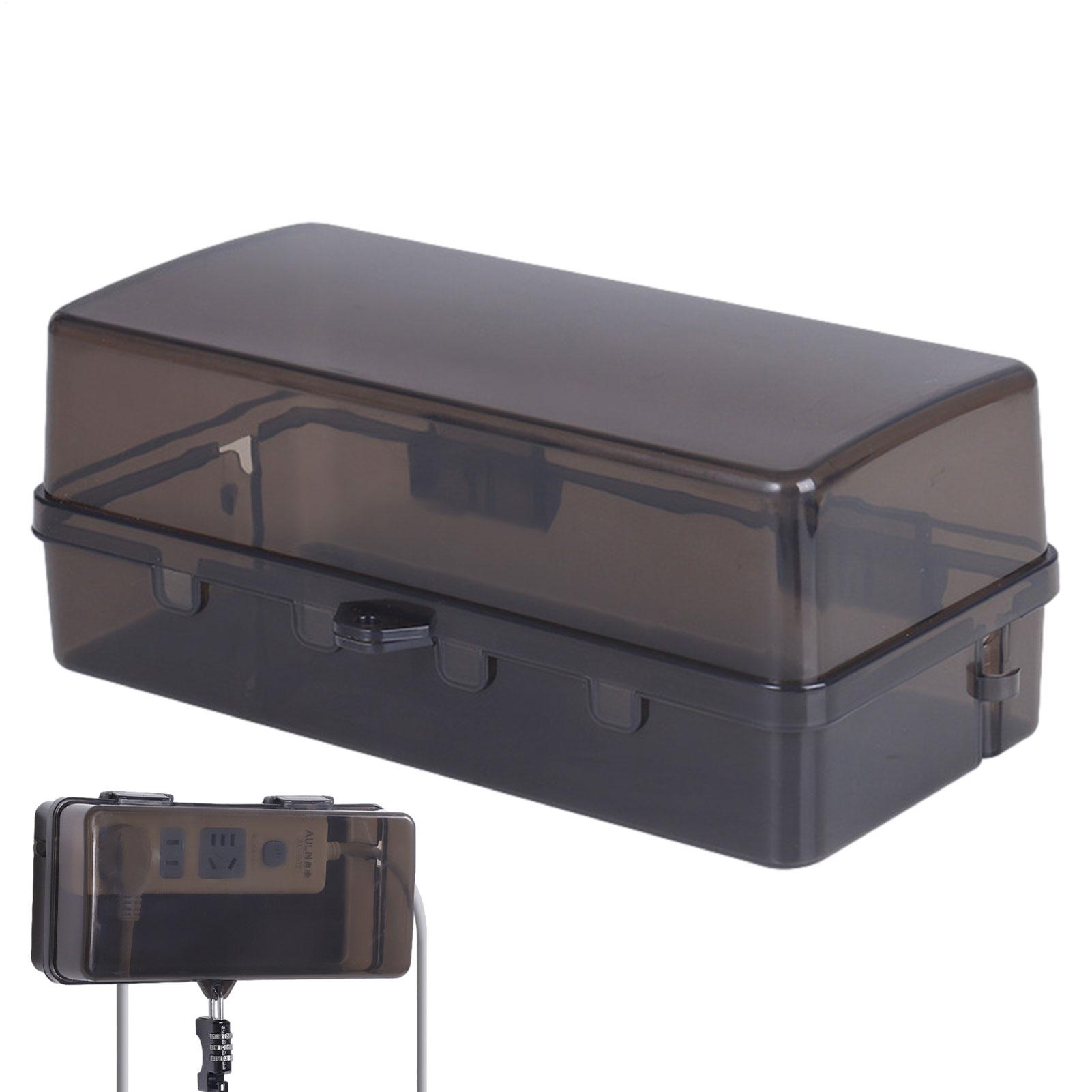 Durable Plastic Plug Box Anti- - Outdoor Power Strip With Cover 评论和价格