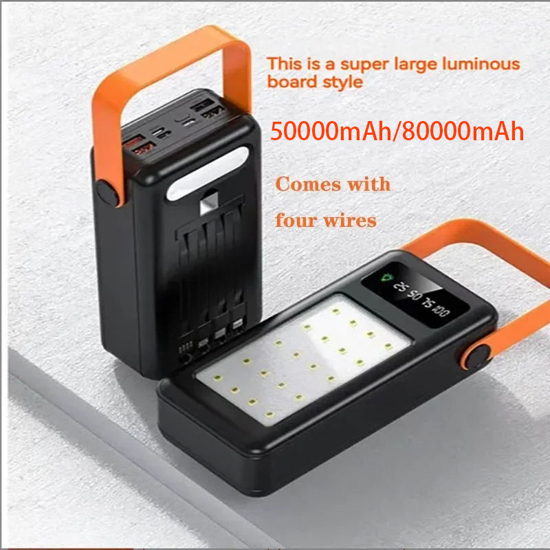 50000mAh 80000mAh Portable Pow - Outdoor Power Wire 评论和价格
