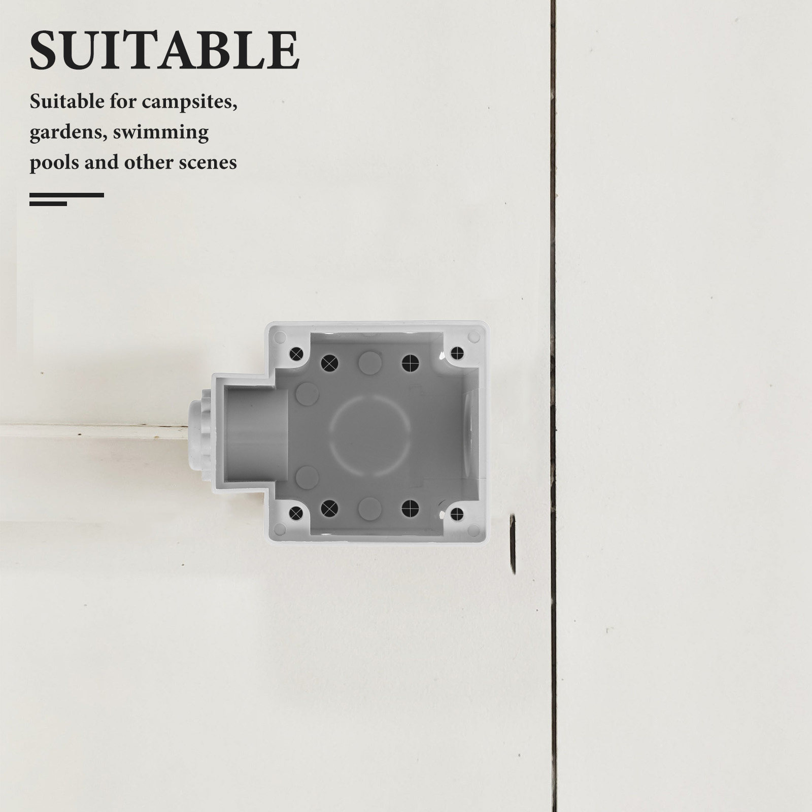 2Pcs Outdoor Waterproof Juncti - Outdoor Power Strip With Cover 评论和价格
