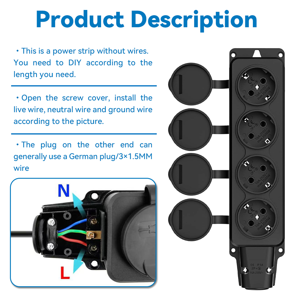 Outdoor Power Strip Waterproof - Outdoor Power Strip With Cover 评论和价格