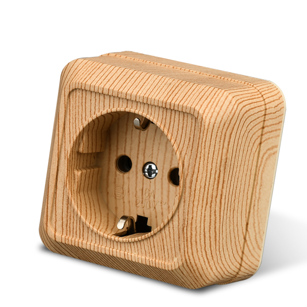 WESA Wooden Wall Surface Socke - Outdoor Power Solutions 评论和价格