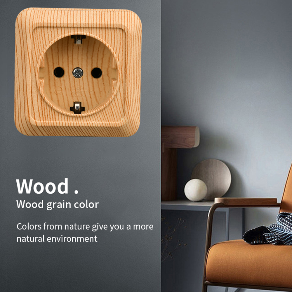 WESA Wooden Wall Surface Socke - Outdoor Power Solutions 评论和价格
