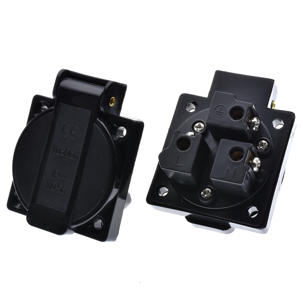1pcs Britain Black Blue 13A 25 - Outdoor Power Receptacle 评论和价格