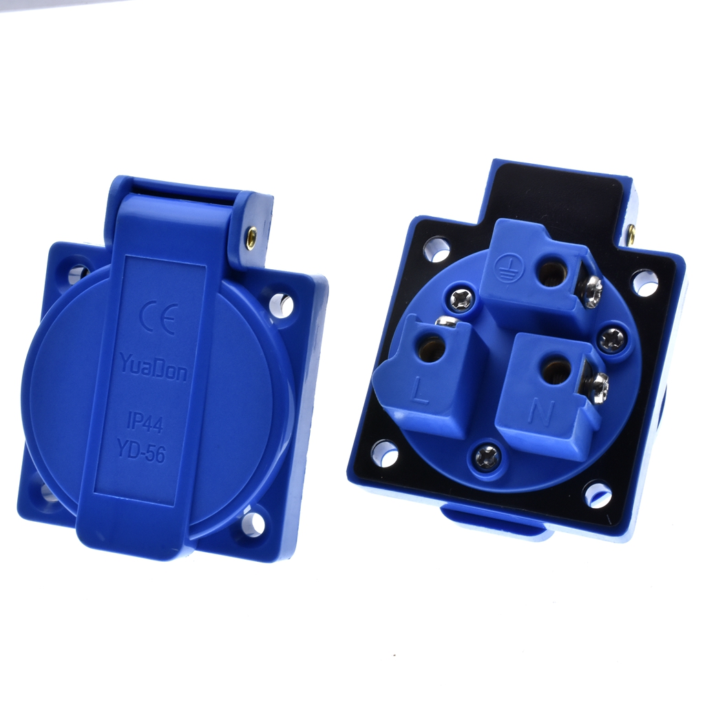 1pcs Britain Black Blue 13A 25 - Outdoor Power Receptacle 评论和价格