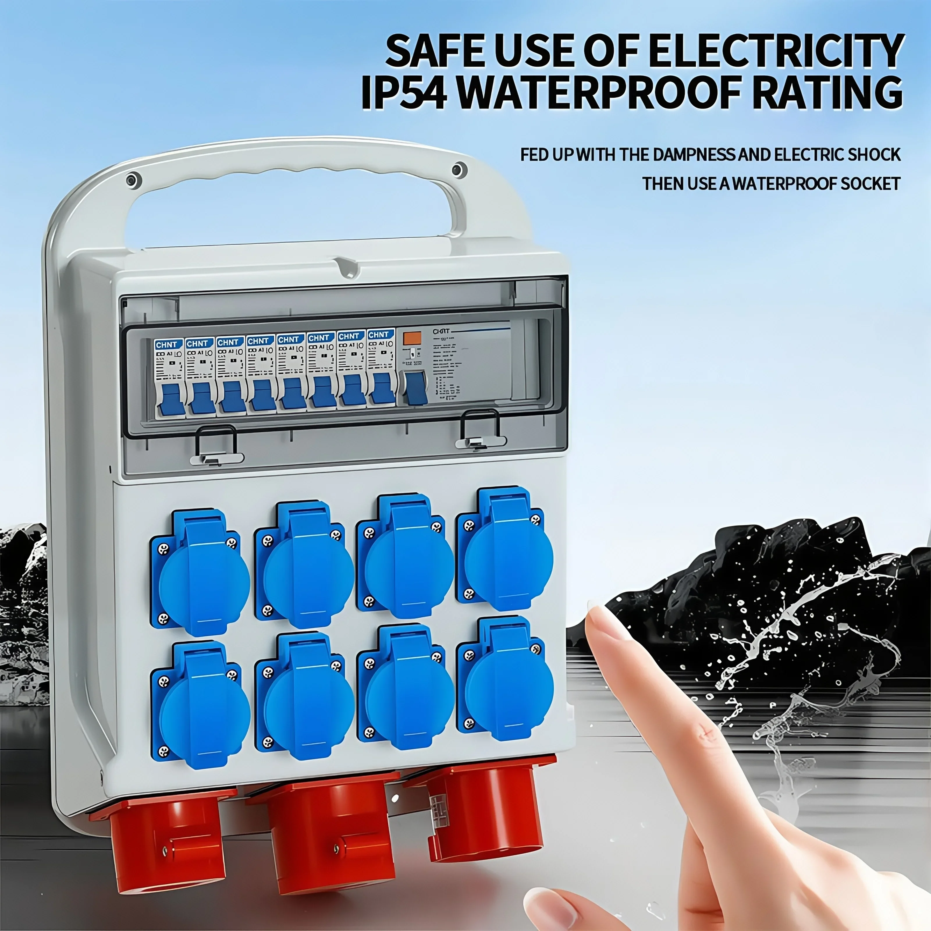 IP54 16A Waterproof Industrial - Outdoor Power Solutions 评论和价格
