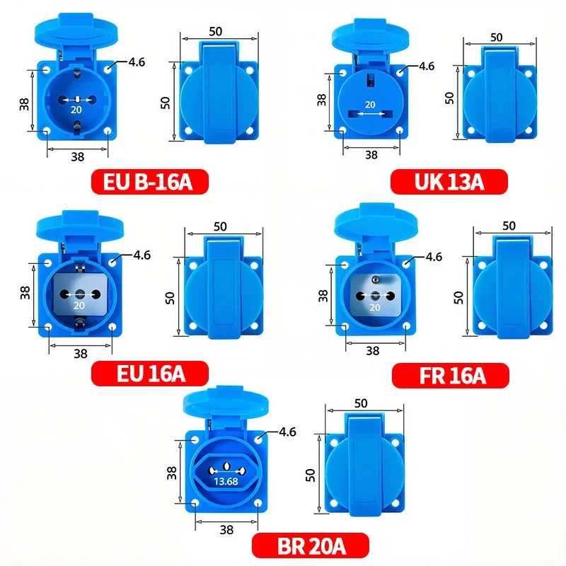 IP54 16A Waterproof Industrial - Outdoor Power Solutions 评论和价格