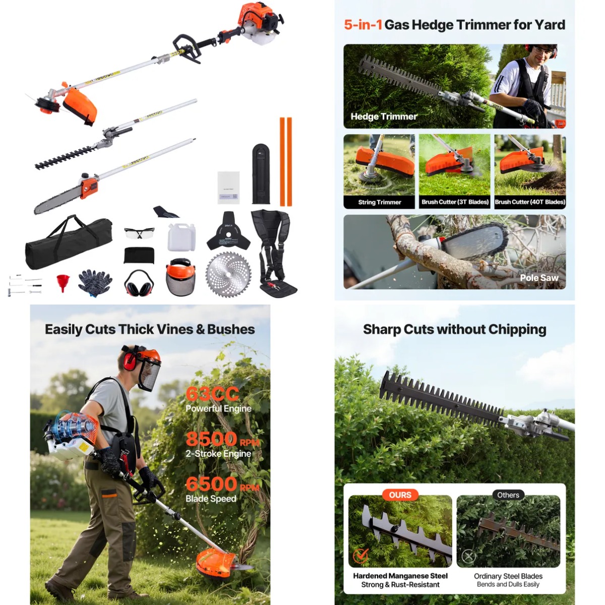 Gas Hedge Trimmer, 2 Cycle Gas - Hedge Trimmer Cordless 评论和价格