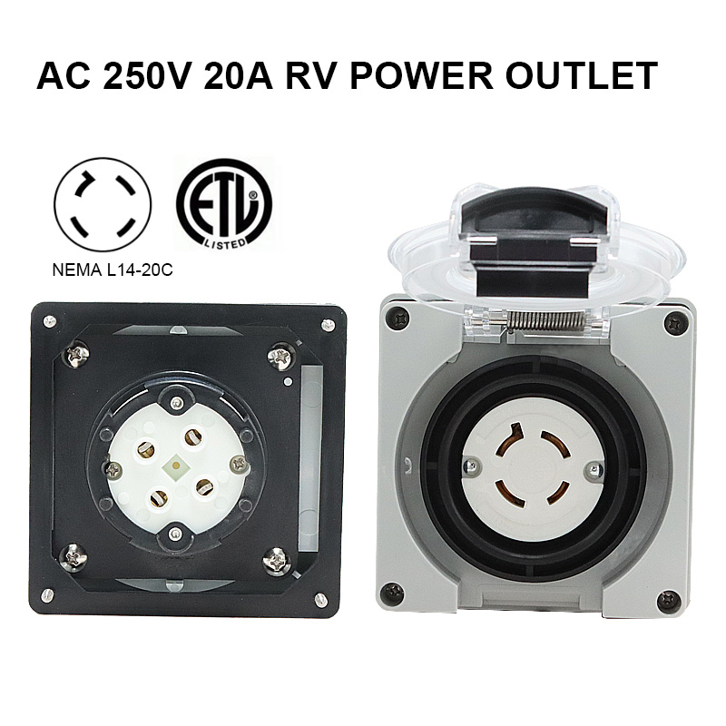 125/250V 20A Generator RV Powe - Outdoor Power Receptacle 评论和价格