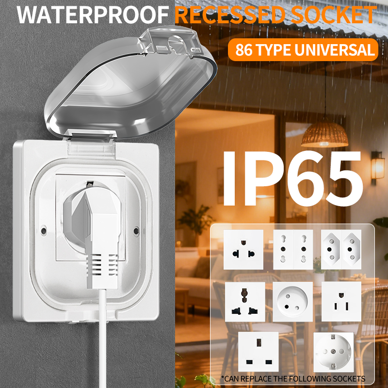 IP65 Waterproof Outdoor Socket - Outdoor Power Receptacle 评论和价格