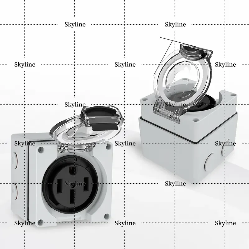 B67A 50 Amp Power Outlet Box 1 - Outdoor Power Receptacle 评论和价格