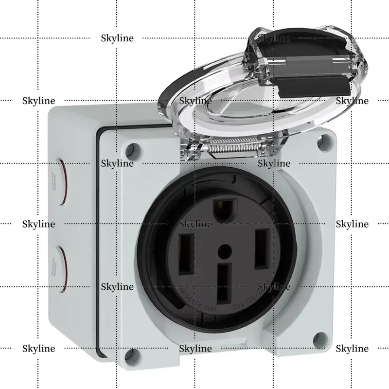 B67A 50 Amp Power Outlet Box 1 - Outdoor Power Receptacle 评论和价格