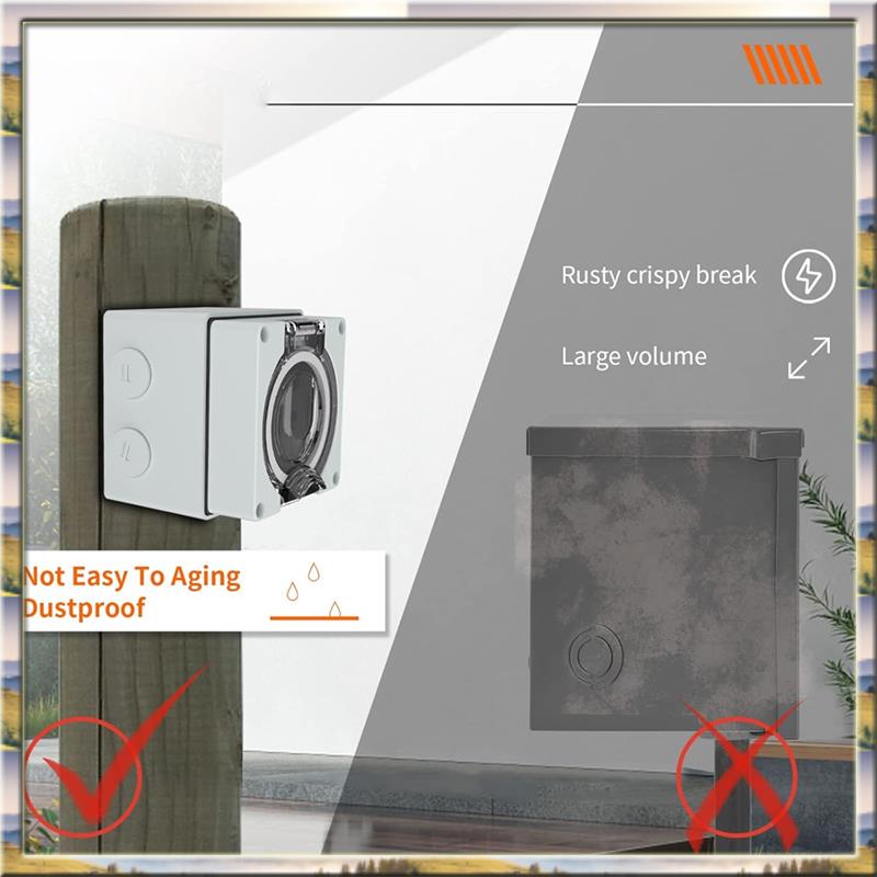 AA46 HOT-50Amp Outdoor Power O - Outdoor Power Receptacle 评论和价格