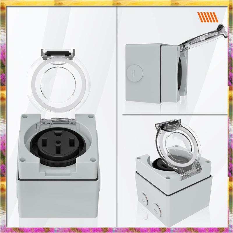 AA46 HOT-50Amp Outdoor Power O - Outdoor Power Receptacle 评论和价格