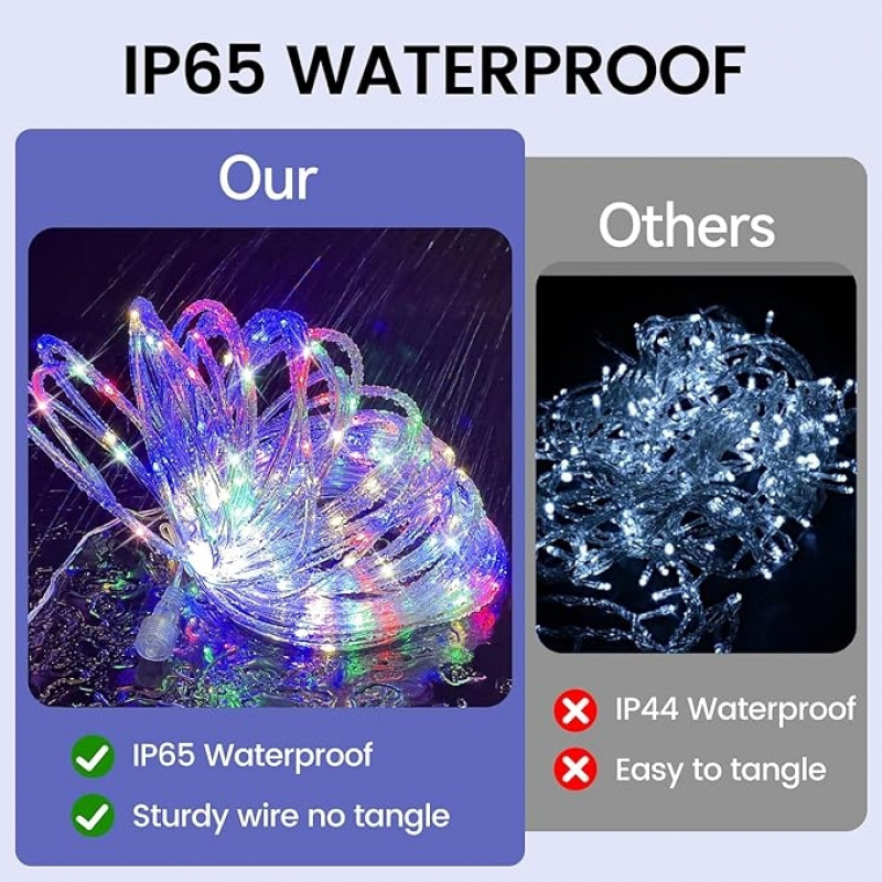 Waterproof Solar LED String Li - Outdoor Power Outlet Solar 评论和价格