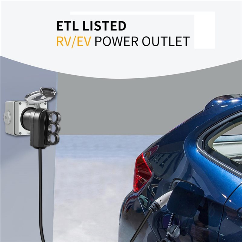 B62B-2X 30Amp Power Outlet Box - Outdoor Power Receptacle 评论和价格