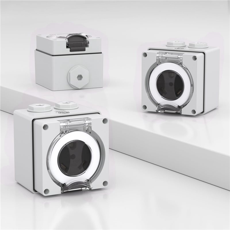 B62B-2X 30Amp Power Outlet Box - Outdoor Power Receptacle 评论和价格