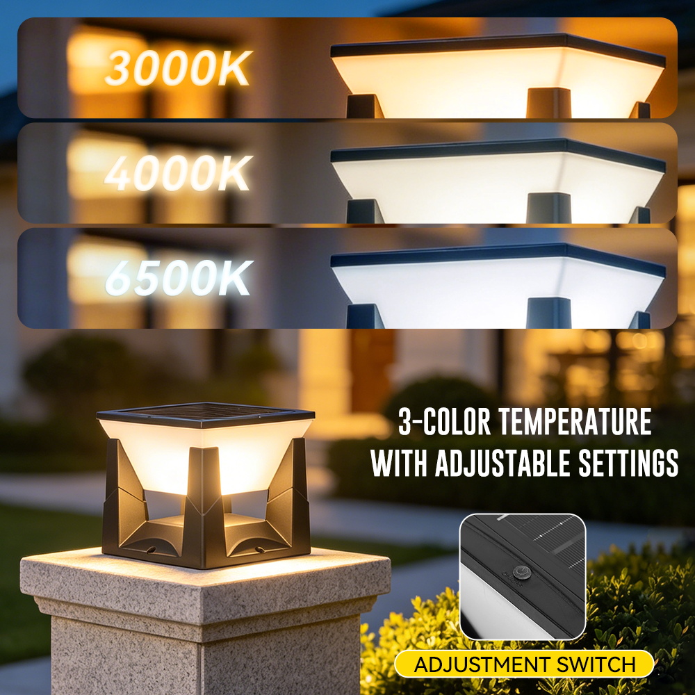 Waterproof LED Solar Pillar La - Outdoor Power Outlet Solar 评论和价格